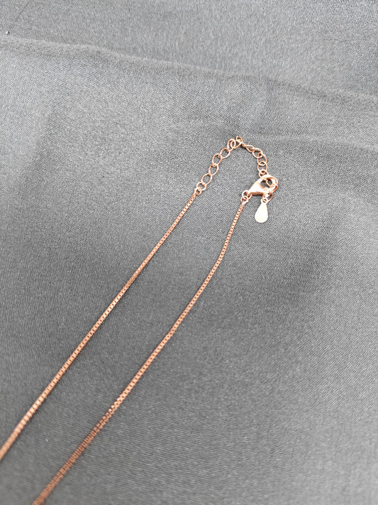 925 Silver Rose Gold Colour Pearl In Shell Oyster Design Set