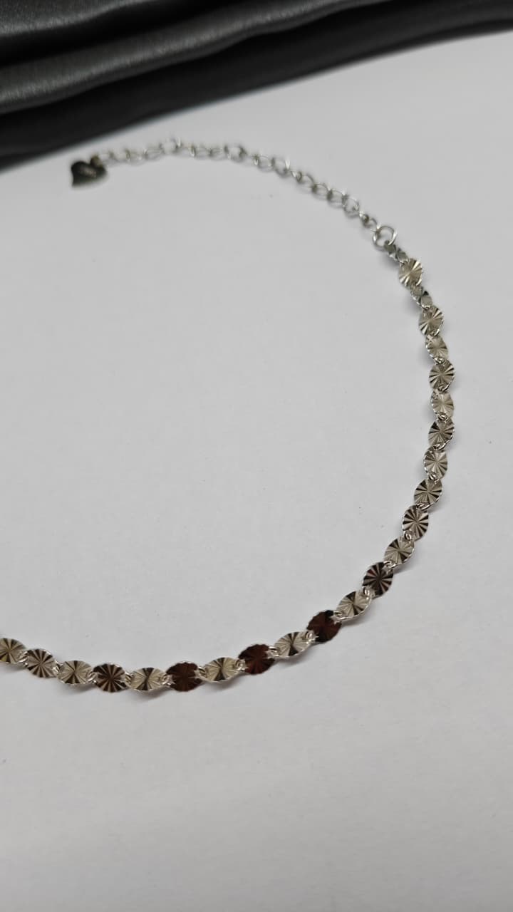 925 Silver In Regular Colour Cutting Design Bracelet