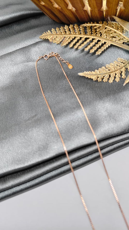 925 Silver Rose Gold Colour Black Enamel Love Bids Design White Stone Chain With Pendant